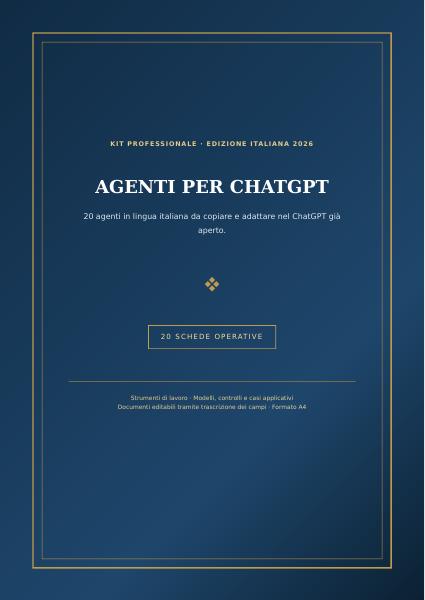 Copertina di Agenti per ChatGPT